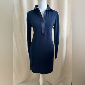 Club Monaco Navy Knit Dress | Size S